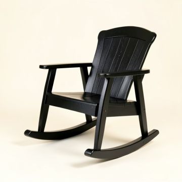 Levin Wooden Rocking Chair (synthetic illustration; no displayed measurements)