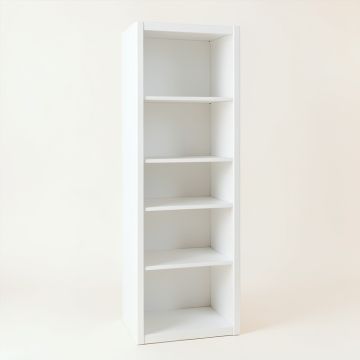 Vale Bend Narrow Cubby Tower - White (synthetic illustration; no displayed measurements)