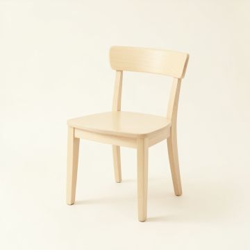 Heath Bend Small Chair - Ivory (synthetic illustration; no displayed measurements)