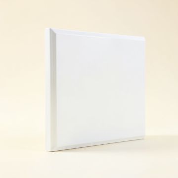 Cornell Flat Pvc Wall Paneling In White (synthetic illustration; no displayed measurements)