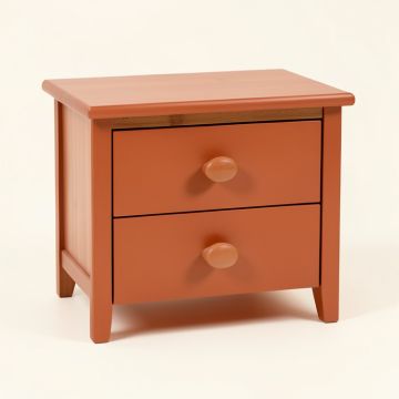 Reed Bluff Nightstand - Terracotta (synthetic illustration; no displayed measurements)