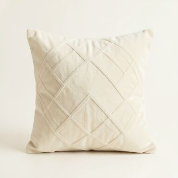 Laurel Bridge Filled Accent Pillow - Ivory (synthetic illustration; no displayed measurements)