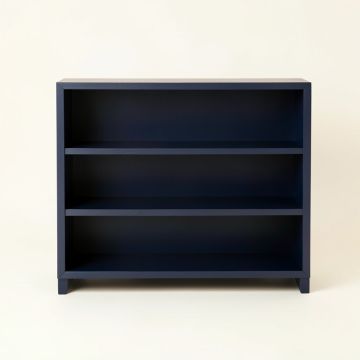 Glen Bluff Low Bookcase - Navy (synthetic illustration; no displayed measurements)