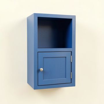 Rowan Dale Wall-Mounted Entry Cabinet - Blue (synthetic illustration; no displayed measurements)