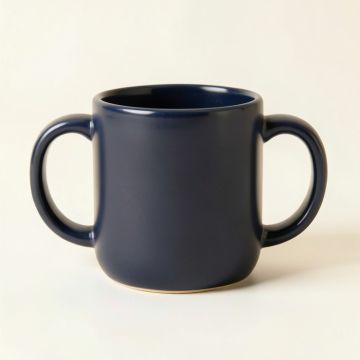 Hill Bluff Ceramic Mug - Navy (synthetic illustration; no displayed measurements)