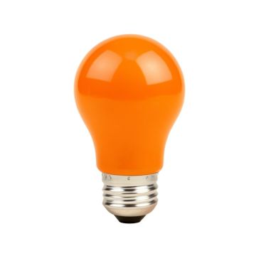 Orange Incandescent Light Bulb