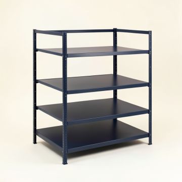 Elm Dell Desktop Shelving Unit - Navy (synthetic illustration; no displayed measurements)