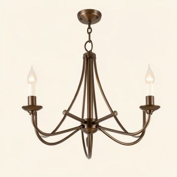 Cedric 4 - Light Unique / Statement Drum Chandelier (synthetic illustration; no displayed measurements)