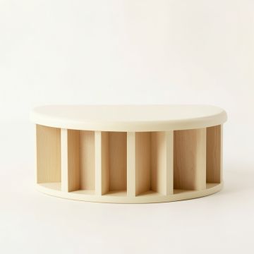 Meadow Edge Shoe Storage Bench - Cream (synthetic illustration; no displayed measurements)