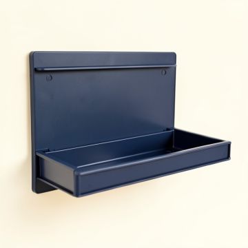 Aspen Edge Empty Wall-Mounted Tool Organizer Panel - Navy (synthetic illustration; no displayed measurements)