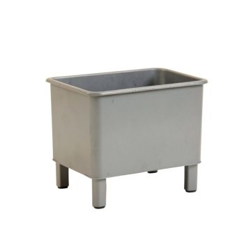 Ash Canyon Empty Raised Planter - Gray