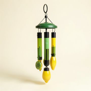 Topher Bee-Flower Wind Chime (synthetic illustration; no displayed measurements)