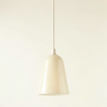 Cove Branch Pendant Light Suspended From One Plain Cable - Ivory (synthetic illustration; no displayed measurements)