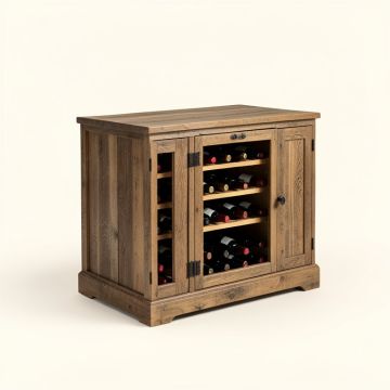 Sandford Wine Bar With Wine Storage (synthetic illustration; no displayed measurements)