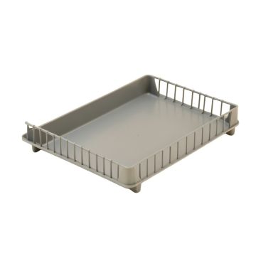 River Dale Empty Under-Desk Cable Tray - Gray