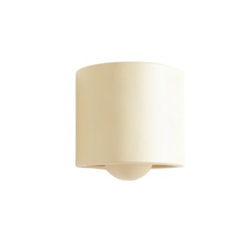 Cedar Crossing Wall Sconce Mounted On A Plain Wall - Ivory
