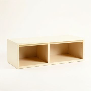 Juniper Brook Shoe Storage Bench - Cream (synthetic illustration; no displayed measurements)