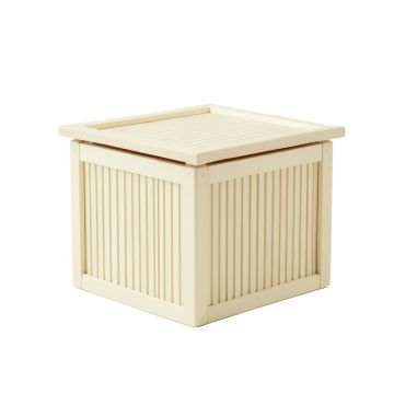 Rowan Crest Closed Outdoor Storage Box - Ivory