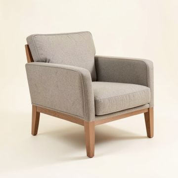 Atwater 33.5 '' Wide Polyester Armchair (synthetic illustration; no displayed measurements)