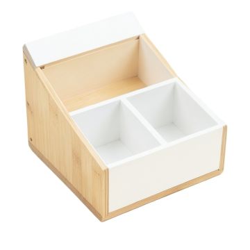 Dune Bridge Empty Coffee-Station Organizer - White
