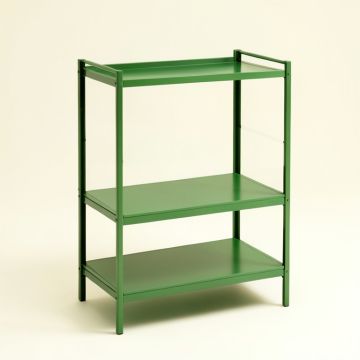 Maple Arc Empty Countertop Canister Rack - Green (synthetic illustration; no displayed measurements)