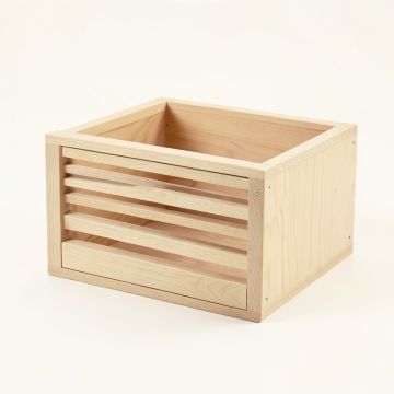 Cliff Field Empty Furniture-Style Litter Enclosure - Beige (synthetic illustration; no displayed measurements)