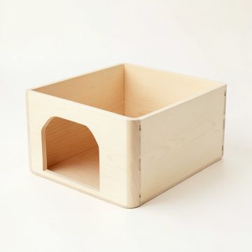 Cove Canyon Empty Furniture-Style Litter Enclosure - Ivory (synthetic illustration; no displayed measurements)