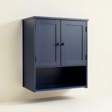 Heath Bend Wall-Mounted Laundry Cabinet - Navy (synthetic illustration; no displayed measurements)