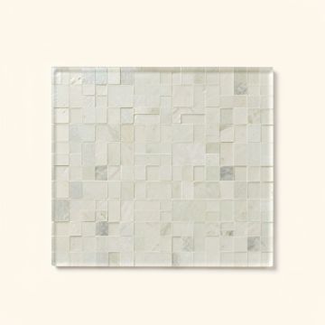 Ice Bevel 2 '' X 6 '' Glass Mosaic Tile (synthetic illustration; no displayed measurements)