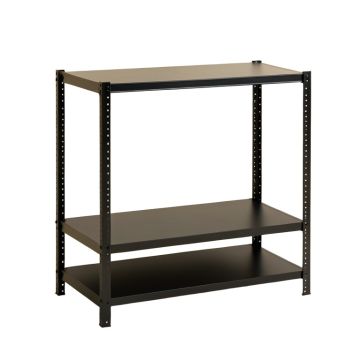 Linden Bend Empty Seed-Starting Shelving Unit Without Lights - Black