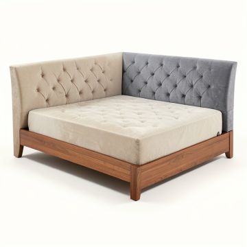 Ide Tufted Upholstered Low Profile Standard Bed (synthetic illustration; no displayed measurements)
