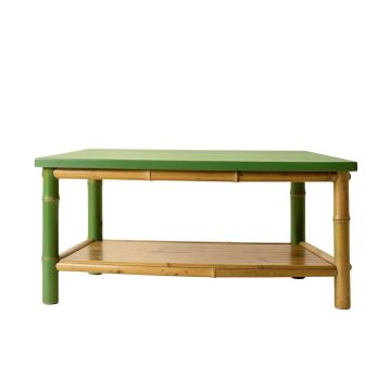 Alder Crossing Indoor Bench - Green