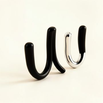 Ball Aluminum Shower Curtain Hooks (synthetic illustration; no displayed measurements)