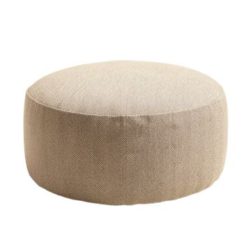 Regional 16 '' Round Chevron Pouf Ottoman