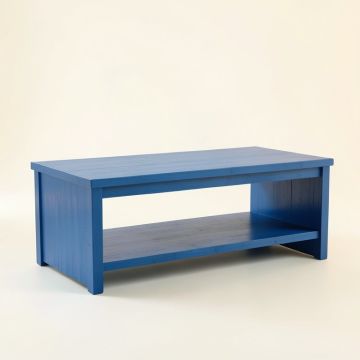 Ridge Bend Coffee Table - Blue (synthetic illustration; no displayed measurements)