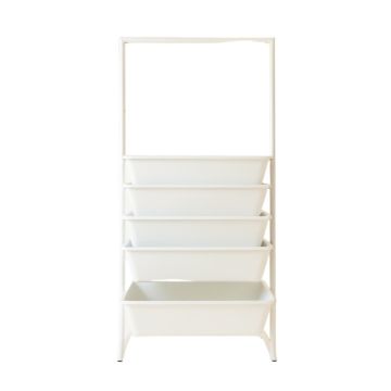 Oak Branch Empty Vertical Garden Frame - White