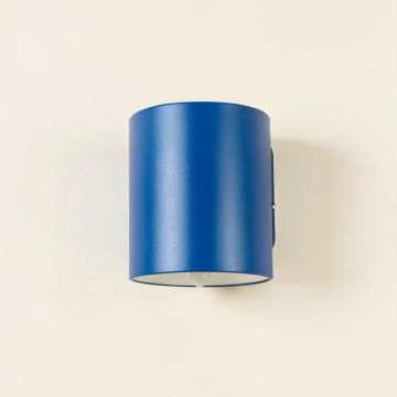 Moss Bend Wall Sconce Mounted On A Plain Wall - Blue (synthetic illustration; no displayed measurements)