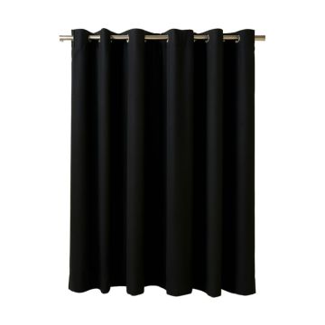 Brunilda Solid Blackout Thermal Grommet Single Curtain Panel
