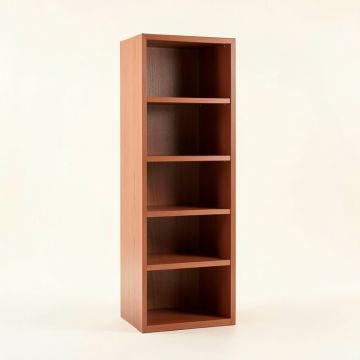 Slate Bend Narrow Cubby Tower - Terracotta (synthetic illustration; no displayed measurements)