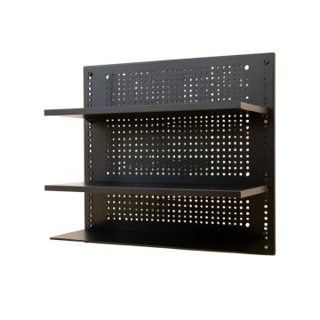 Heath Bend Empty Wall-Mounted Tool Organizer Panel - Black
