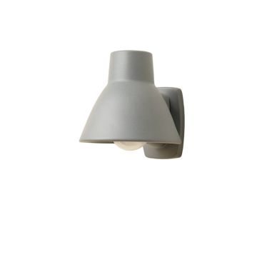 Glen Crossing Wall Sconce Mounted On A Plain Wall - Gray