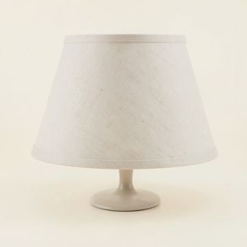 12 '' H X 16 '' W Linen Empire Lamp Shade ( Screw On ) (synthetic illustration; no displayed measurements)