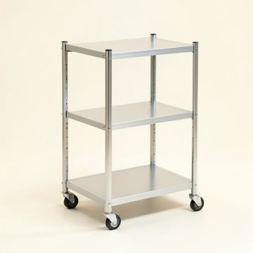 Clarabelle 24.8 '' H X 17.72 '' W X 10.63 '' D Kitchen Storage Cart (synthetic illustration; no displayed measurements)