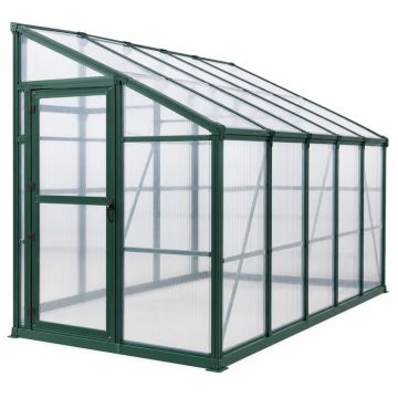 Harvester 8 Ft. W X 12 Ft. D Lean-To Greenhouse