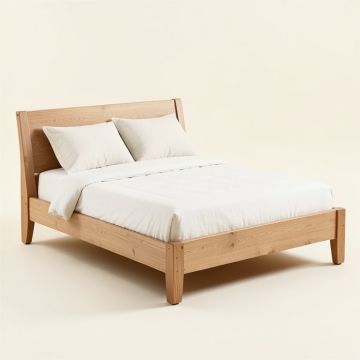 Boho Chic Platform Bed (synthetic illustration; no displayed measurements)