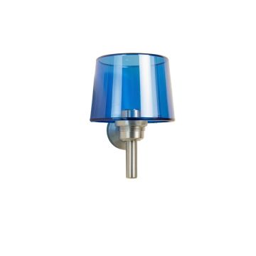Pine Canyon Wall Sconce Mounted On A Plain Wall - Blue