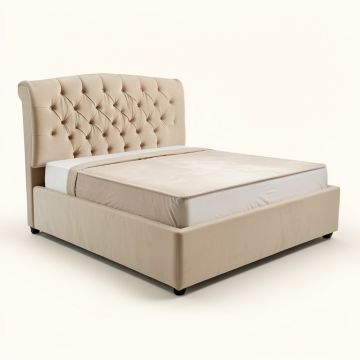 Dipi Queen Tufted Upholstered Standard Bed (synthetic illustration; no displayed measurements)