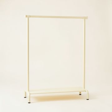 Shore Crest Empty Garment Rack - Ivory (synthetic illustration; no displayed measurements)