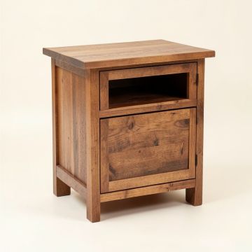 Alianna Solid Wood End Table With Storage (synthetic illustration; no displayed measurements)