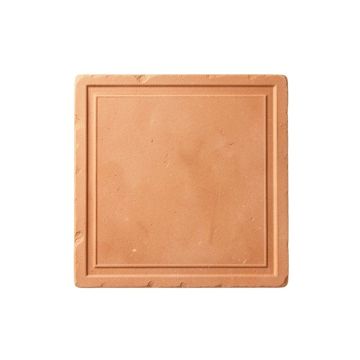 Ash Bridge Uninstalled Square Decorative Tile - Terracotta